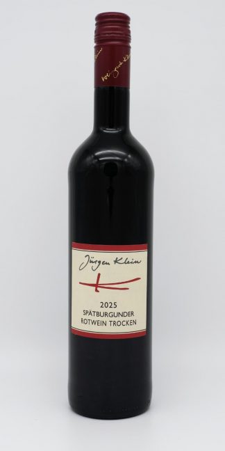 <br>Nr. A2 -- 2025er Merxheimer Vogelsang Spätburgunder Qualitätswein trocken 0,75l<br>